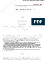 Progetto Di Legge n. 2422 concernente il divieto di indossare gli indumenti denominati burqa e niqab