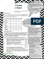 Home Learning Week 8