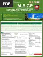 Counseling Psychology: M.S.CP