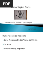 Apresentação de Tema de Vida Por: