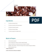 Receita de Pipoca Doce