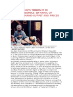 Ibn Khaldun'S Thought in Microeconomics: Dynamic of Labor, Demand-Supply and Prices