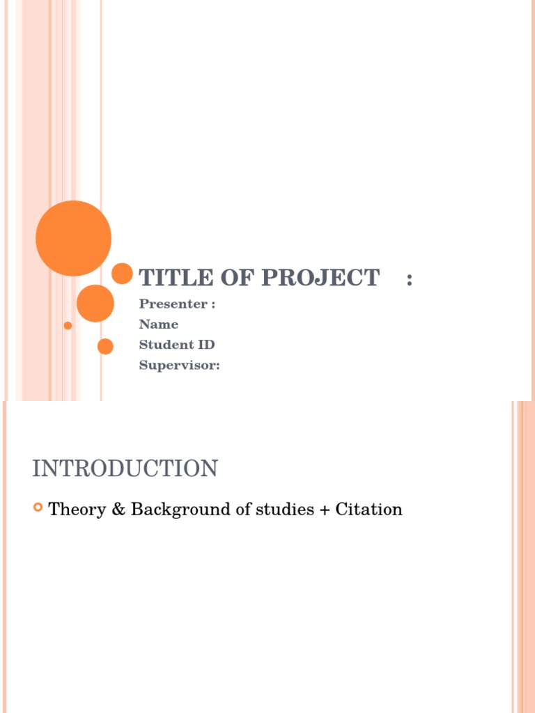 Project Overview and Methodology Outline | PDF