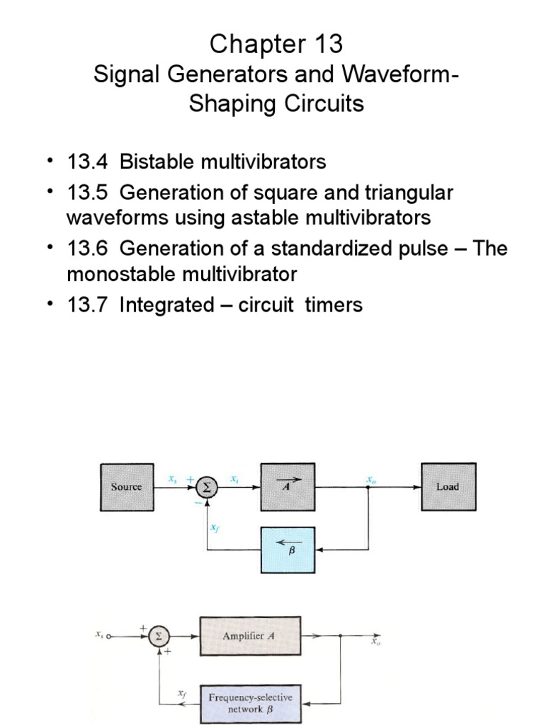 Signal Generators & Circuits Guide | PDF | Computers