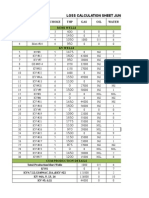 Loss Calculation Sheet June 09: SL No: Well No: Choke THP GAS OIL Water Mori Wells