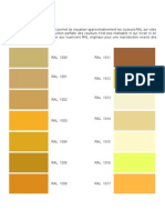 Le Nuancier RAL La Carte de Couleur