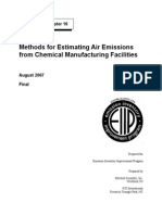 Methods for Estimating Air Emissions From Chemical Manufacturing Facilities