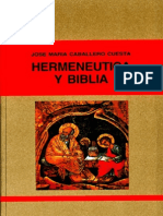 Jose Maria Caballero Cuesta - Hermeneutica y Biblia