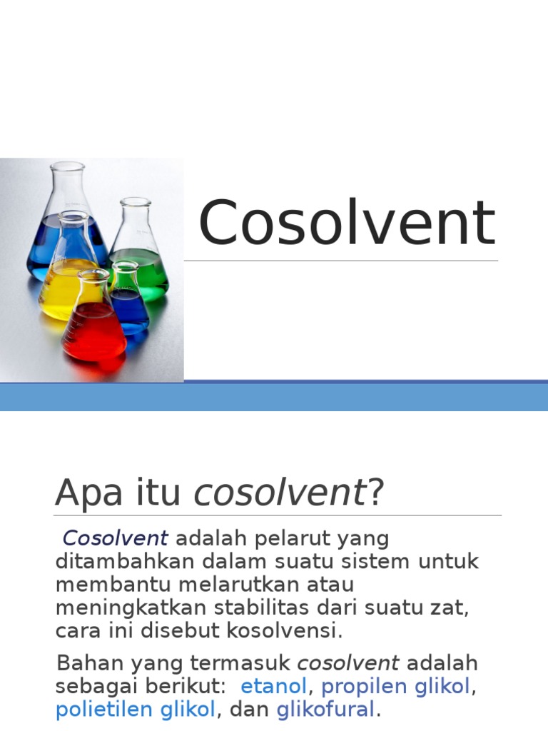 Co Solvent