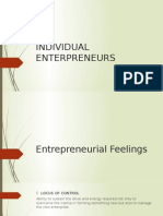 Individual Enterpreneurs
