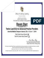 12 Lead Ecg Cne Certificate