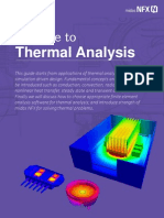 Midas NFX Thermal Analysis