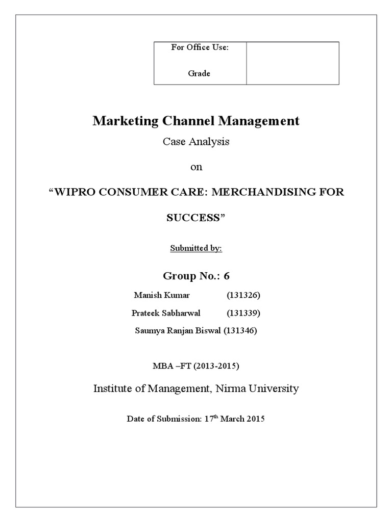 Caregroup Case Study Analysis