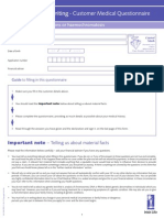 Anaemia Blood Questionnaire