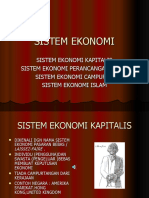 Sistem Ekonomi Kapitalis Dan Perancangan Pusat