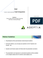 Adeptia Webinar SaaS Integration