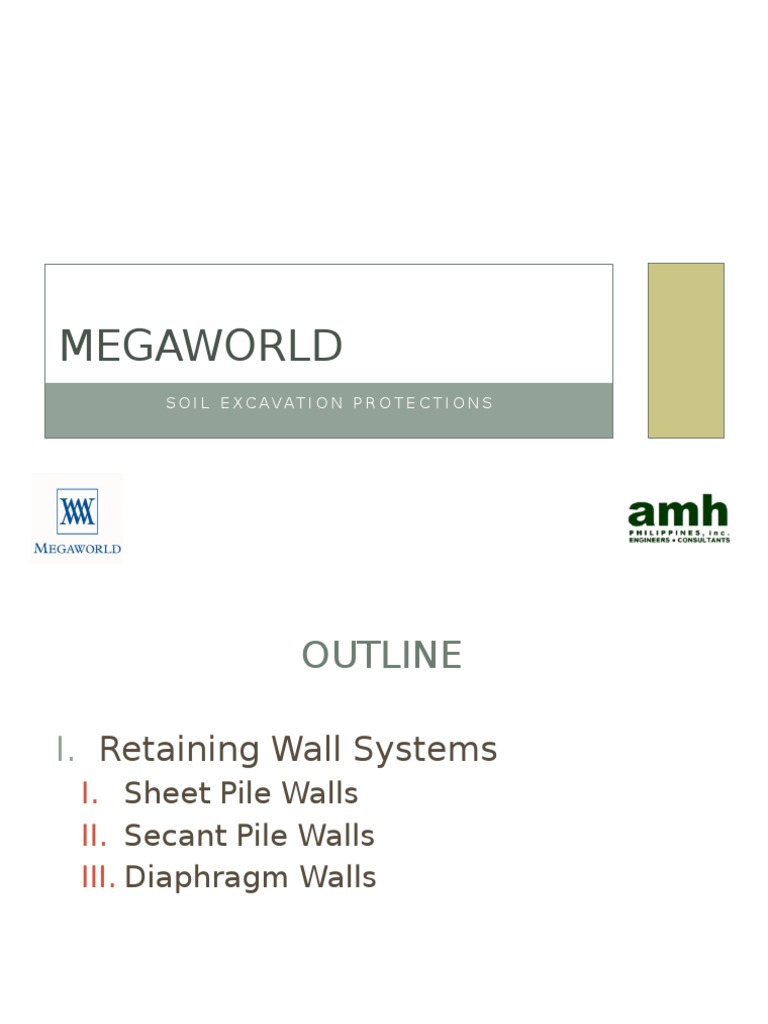 Deep Excavation Wall Systems Overview | PDF | Deep Foundation ...