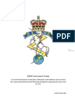 REME Instrument Tech&Mech Trade 1954 - 2000