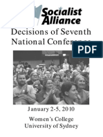 Decisions of Seventh National Conference