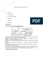 Sistem Pengisian Dengan Regulator Tipe Kontak Point 