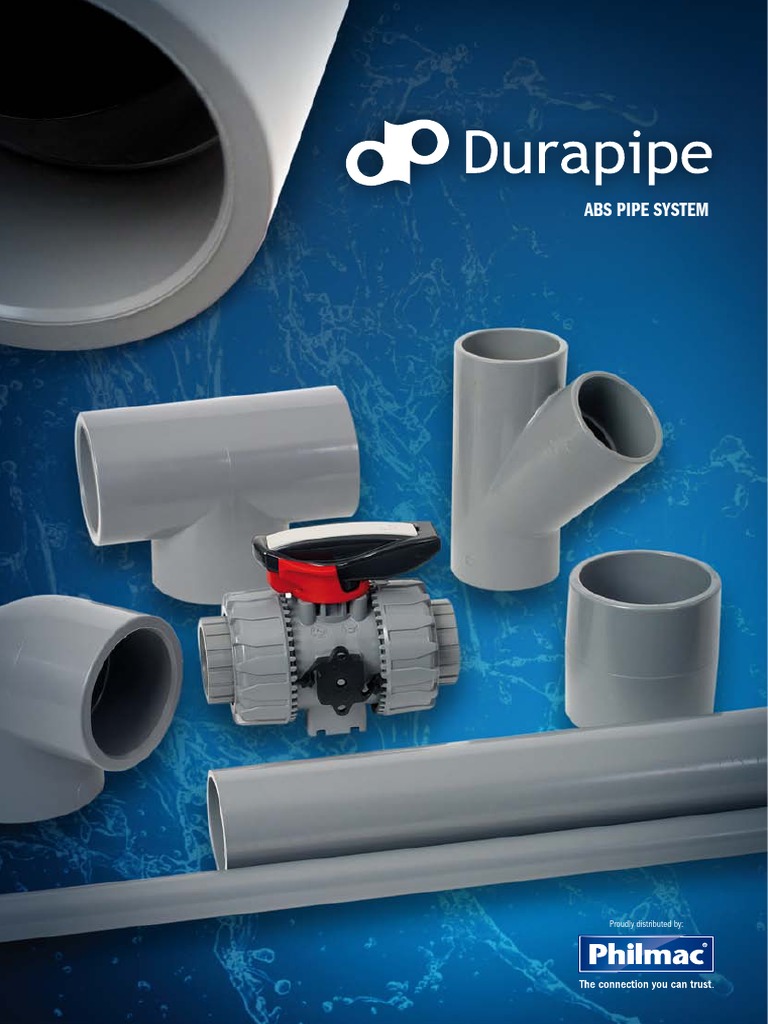 Durapipe Abs Product Brochure PDF Pipe (Fluid Conveyance) Fracture