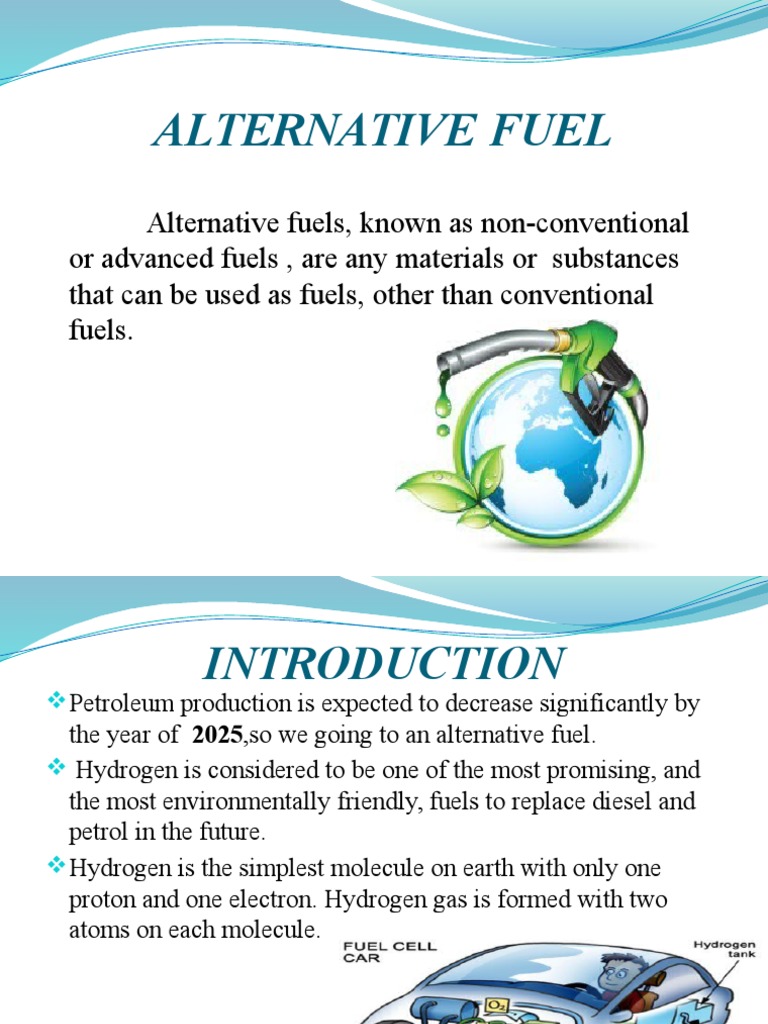 Alternative Fuels Alternative Fuel Fuels