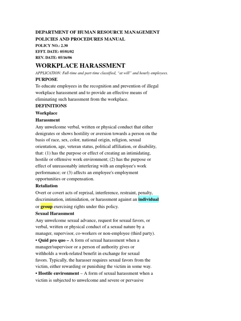 Harassment by computer Essays