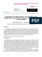 Assessment of The Seismic Vulnerability of Residential Buildings of Srinagar City Jammu and Kashmir