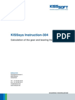 Kisssoft - Calculation of The Gear and Bearing Frequencies