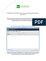 Cómo Utilizar 7-Card Data Recovery para Recuperar Datos de La Tarjeta de Memoria SD