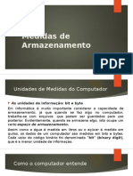 Medidas de Armazenamento