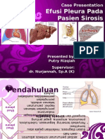 Efusi Pleura Pada Sirosis Hepatis