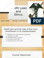 Health Laws Report