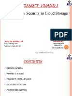 Data Integrity Security in Cloud Storage Project