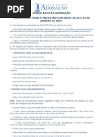 Carta Do Encontro Com Deus