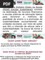 Apresentação Do PDDE Escola Sustentável