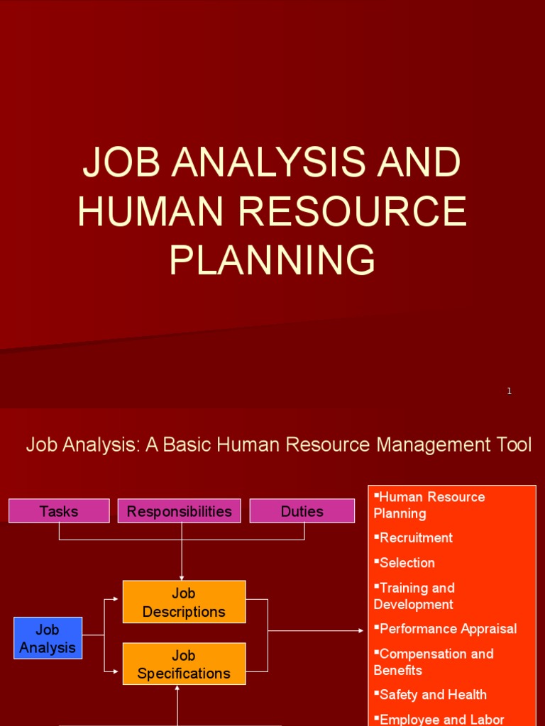 Job Analysis.ppt Human Resource Management Employment