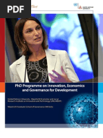 Download 201516 PhD Programme on Innovation Economics and Governance for Development by UNU-MERIT SN259030111 doc pdf