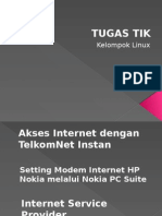 Akses Internet Dengan TelkomNet Instan