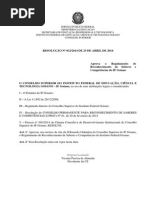 Regulamento de Reconhecimento de Saberes e Competências