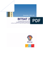 Bitsat2015 Brochure