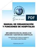 Manual de Organizacion y Funciones de Hospitales