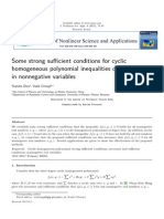 Some Strong Sufficient Conditions