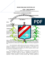 Resolución Municipal Gerente de Infraestructura