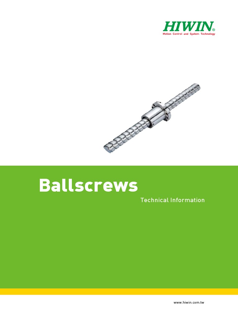 Ball Screws PDF