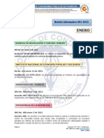 Boletín Informativo 001-2015
