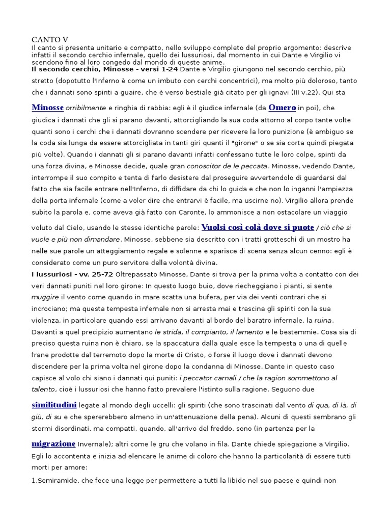 Canto V Inferno PDF