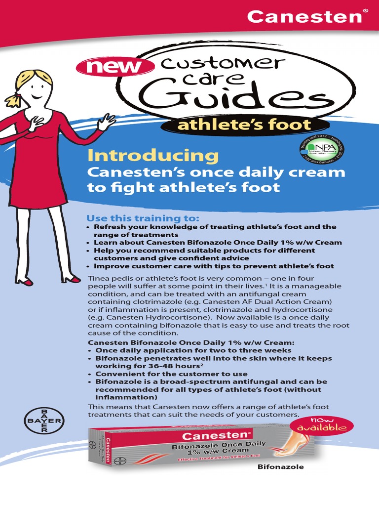 Canesten Guide Athlete’s Foot | Cutaneous Conditions | Medicine