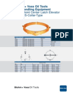 Single Joint Center Latch Elevator LSJ/ SJS-Collar-Type: Blohm + Voss Oil Tools Pipe Handling Equipment