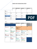 Modificación Propuesta Calendario 2015